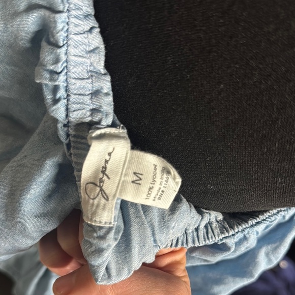 Blue One-Shoulder Ruffle Top - Picture 2 of 2